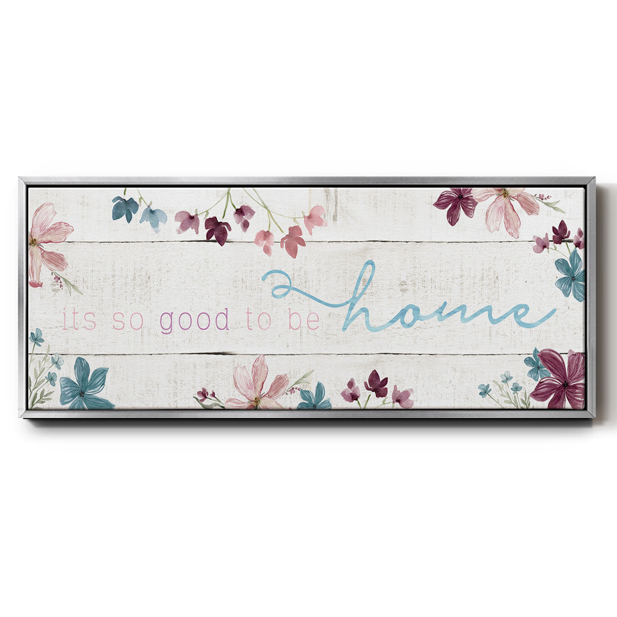 Good To Be Home - Floater Framed Canvas Print
