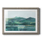 Green Grey Mountains II - Barnwood Framed Art Print