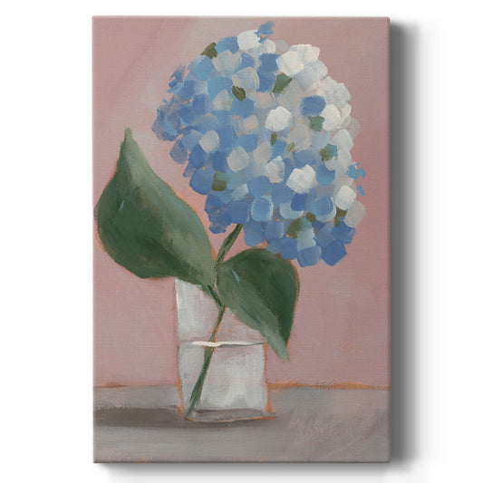 Single Hydrangea II Premium Gallery Wrapped Canvas - Ready to Hang