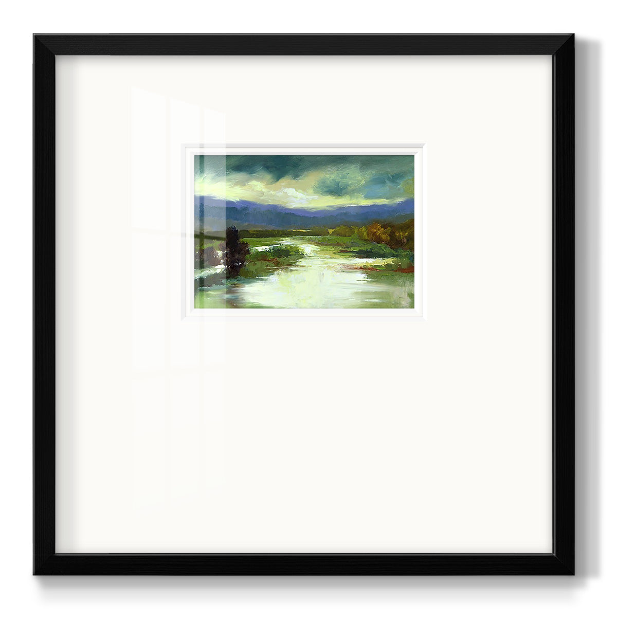 Mountain Meadow - Double Matboard Framed Print