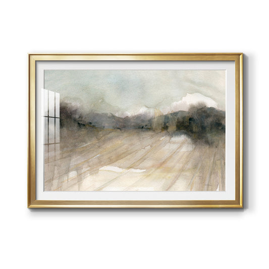 Abstract Field Premium Framed Print - Ready to Hang