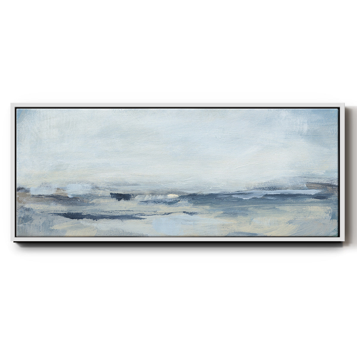 Sailing I - Floater Framed Canvas Print