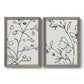 Botanical Sketch I   - Premium Framed Canvas 2 Piece Set - Ready to Hang