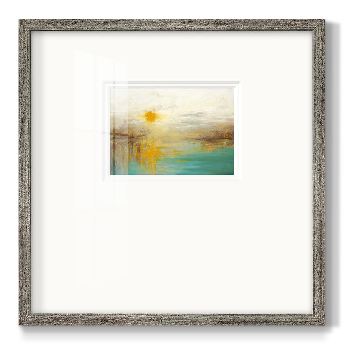 Last Day of Summer - Premium Framed Print Double Matboard