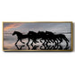 Beach Gallop - Floater Framed Canvas Print