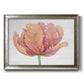 Single Pink Bloom I Premium Framed Canvas- Ready to Hang