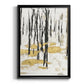 Gilded Winter I - Modern Framed Canvas Print