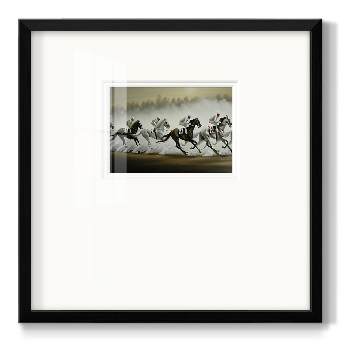 Dusty Race - Double Matboard Framed Print