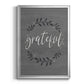 Grateful Wreath - Modern Framed Canvas Print