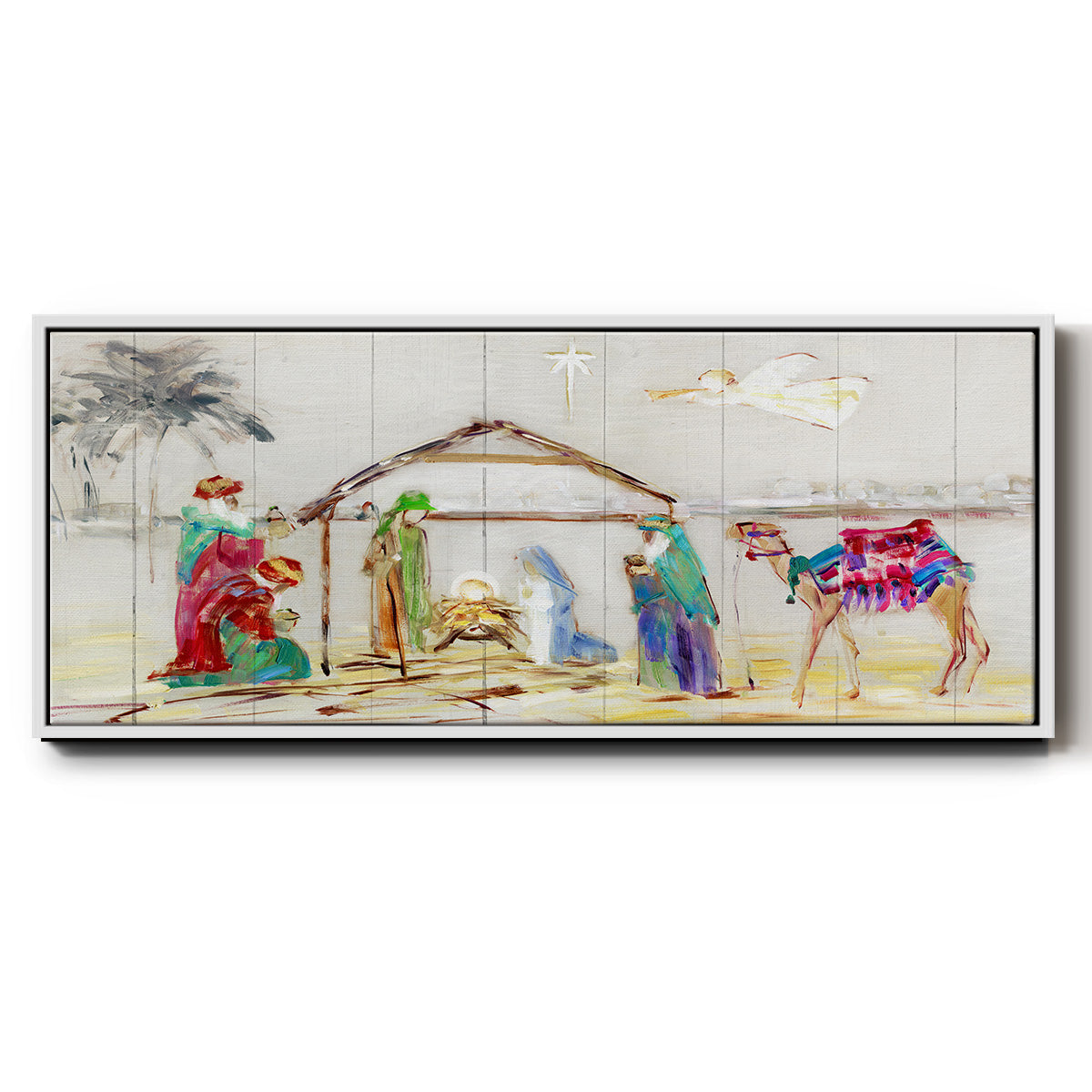 Nativity - Floater Framed Canvas Print