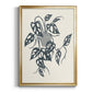 Growing Leaves VI - Modern Framed Canvas Print