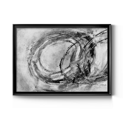 Infinity Rings I - Modern Framed Canvas Print