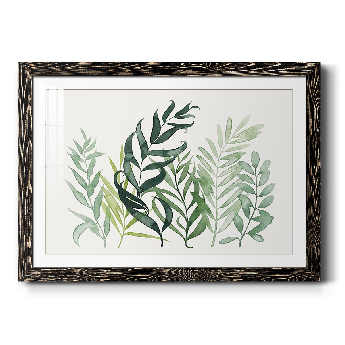 Vert Volunteers I - Barnwood Framed Art Print