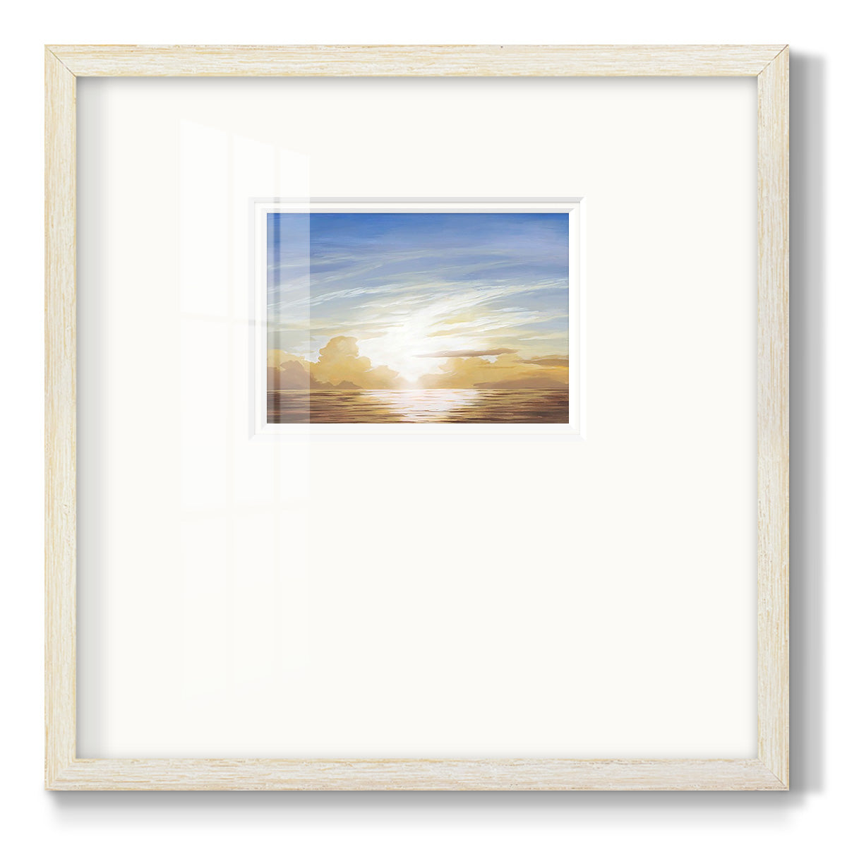 Luminous Waters III - Double Matboard Framed Print