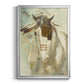 Warrior - Modern Framed Canvas Print