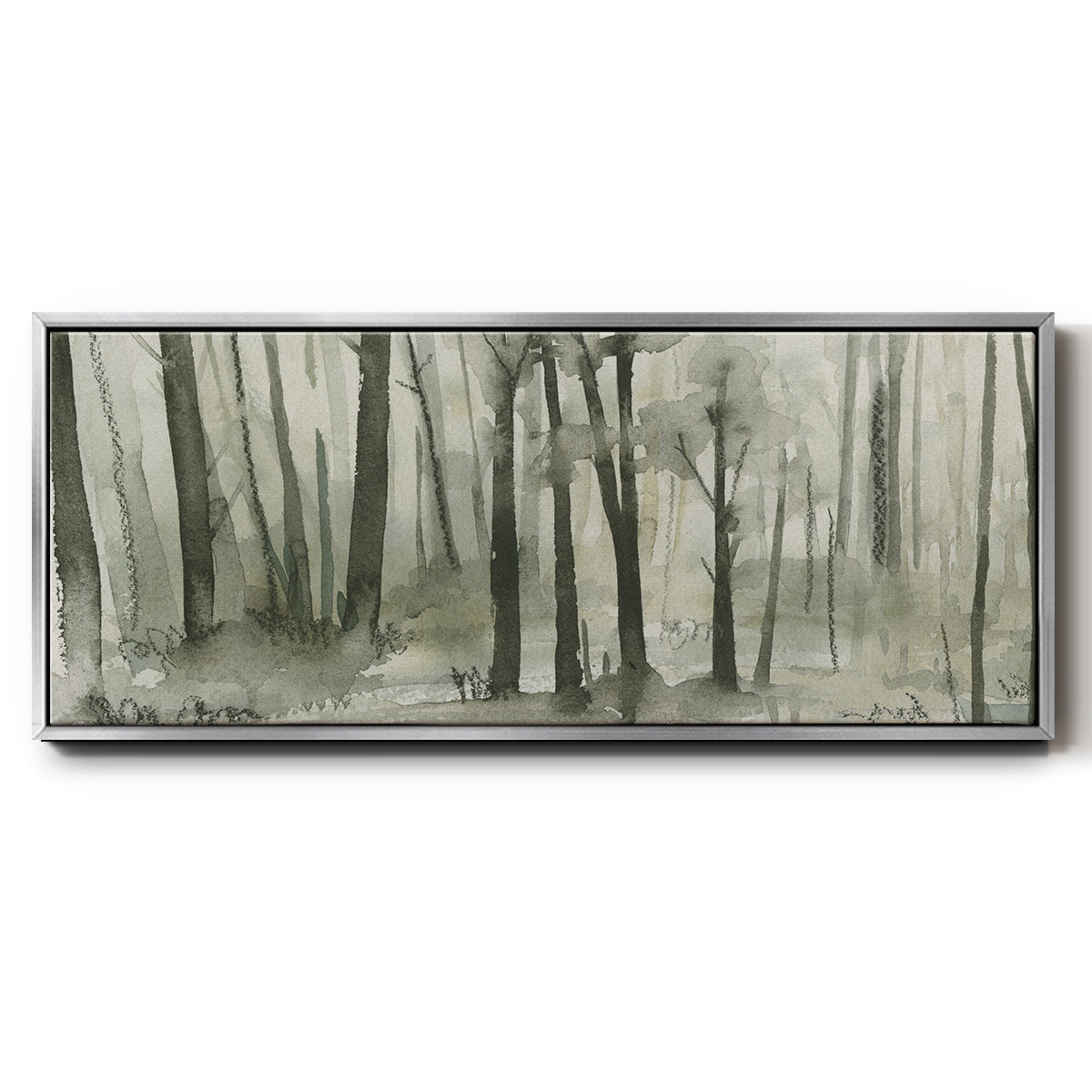 Into the Woods I - Floater Framed Canvas Print