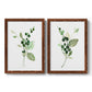 Sprigs in Green I   - Premium Framed Canvas 2 Piece Set - Ready to Hang