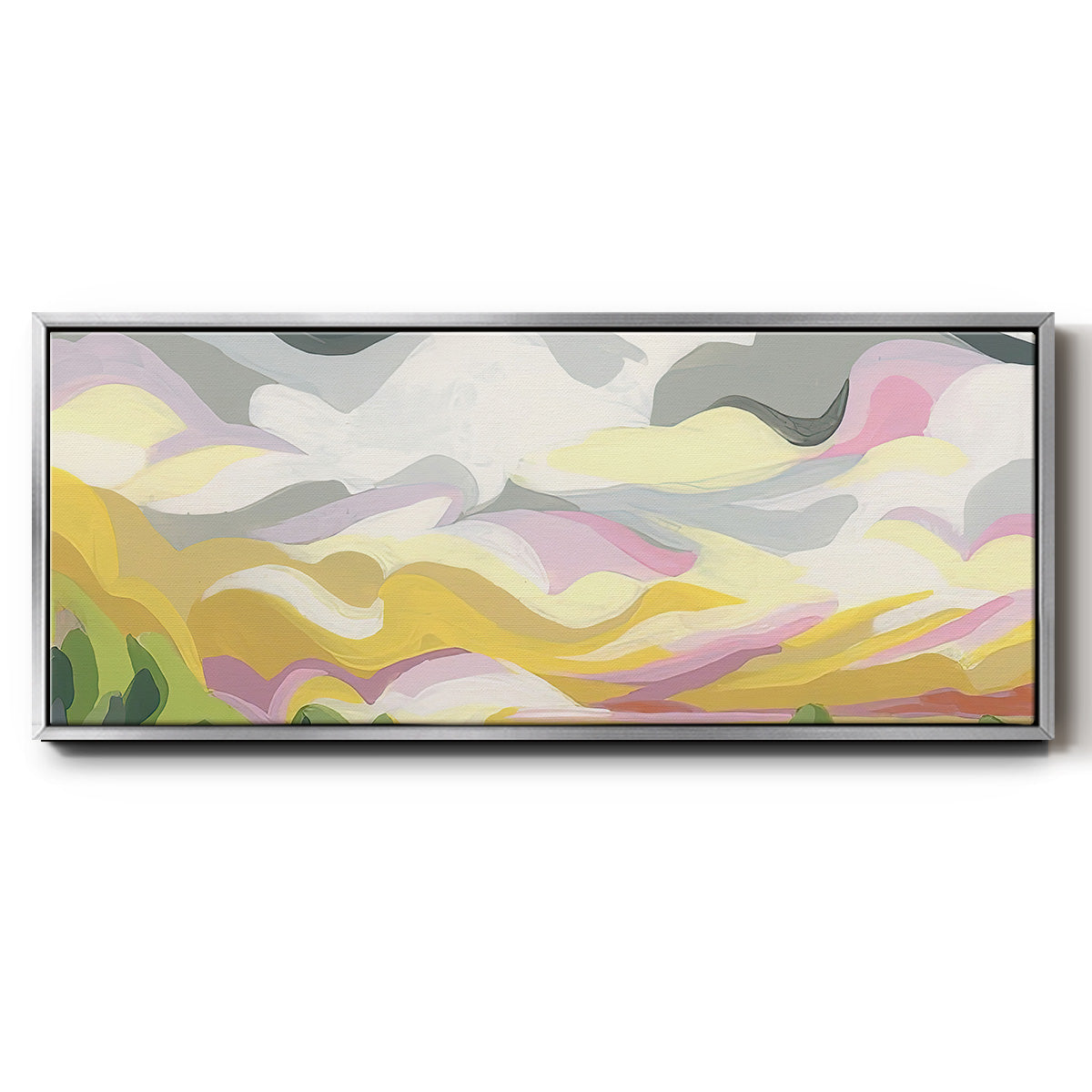 Valley Swirl I - Floater Framed Canvas Print
