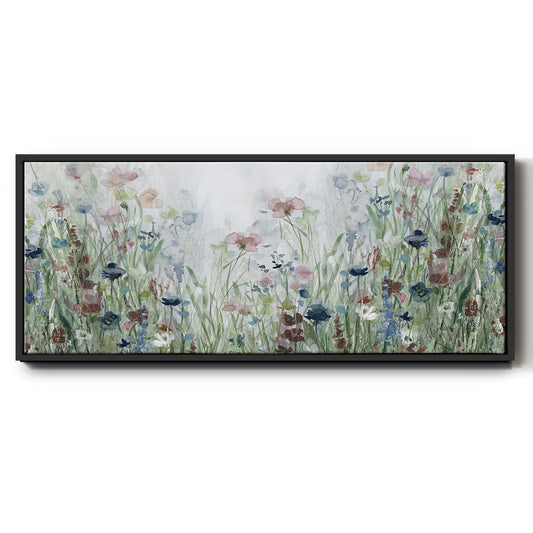 Wildflower Fields - Floater Framed Canvas Print