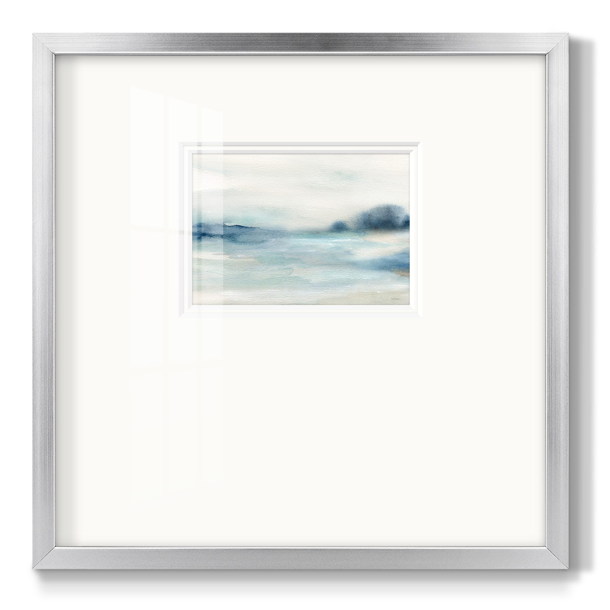 Simply Soft Morning Premium Framed Print Double Matboard