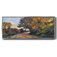 The Road to the Farm of Saint - Floater Framed Canvas Print