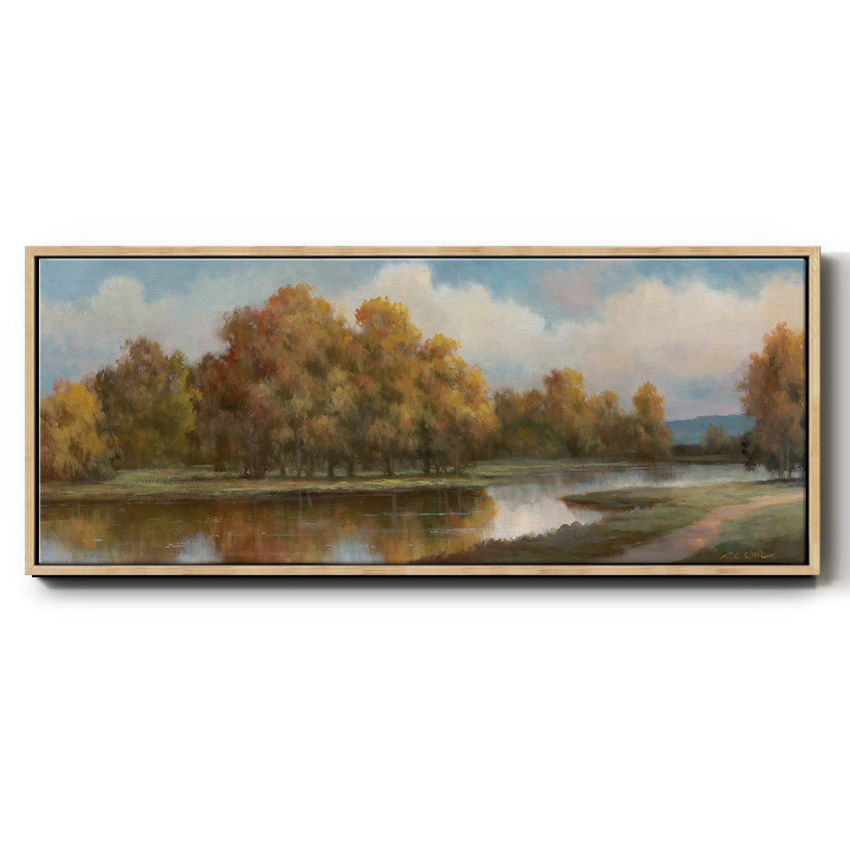 Shenandoah II - Floater Framed Canvas Print