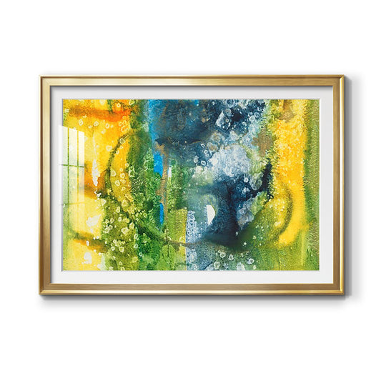 Aquatic Energy III - Modern Framed Art Print