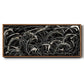 Linear Movement I - Floater Framed Canvas Print