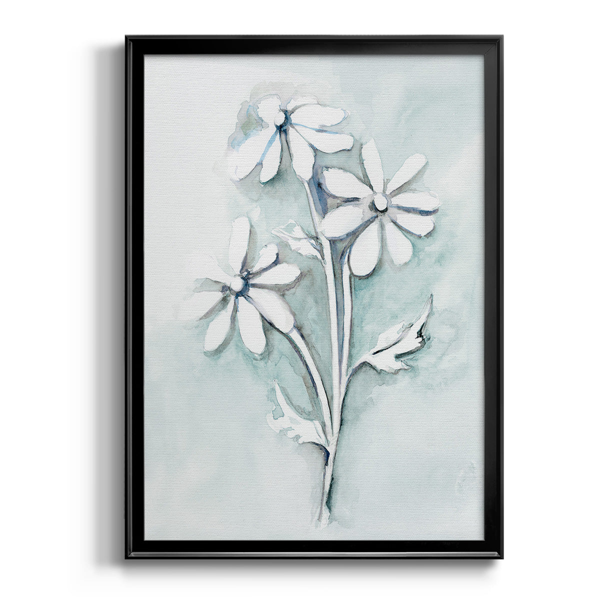 Bohemian Blue II - Modern Framed Canvas Print