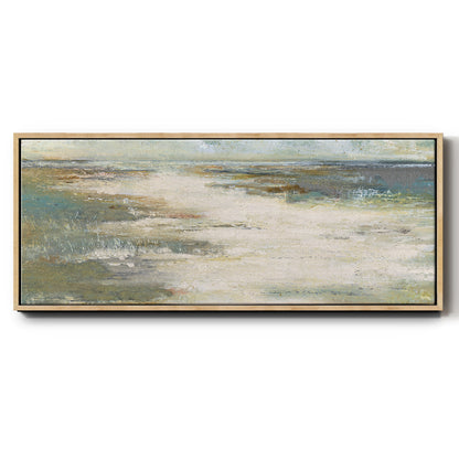 Misty Coast - Floater Framed Canvas Print
