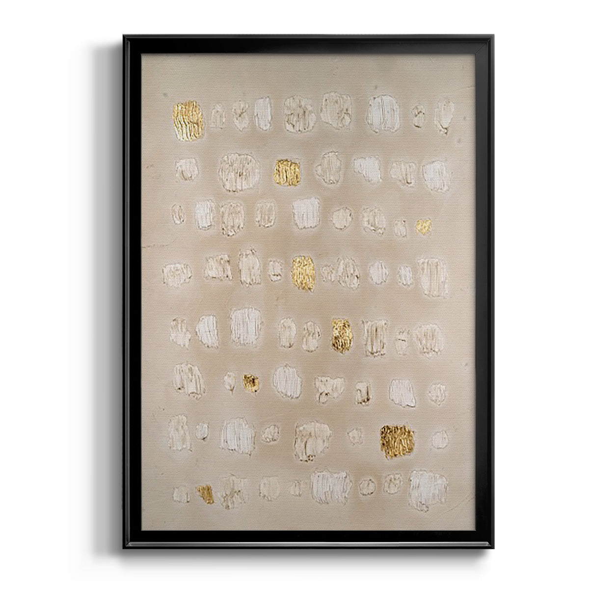 Embellished Cobblestone II - Modern Framed Canvas Print