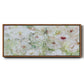 Jardin Blanc - Floater Framed Canvas Print