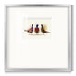 Pheasant Trio - Double Matboard Framed Print