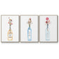 Frost Valley Vodka - Framed Premium Gallery Wrapped Canvas L Frame 3 Piece Set - Ready to Hang