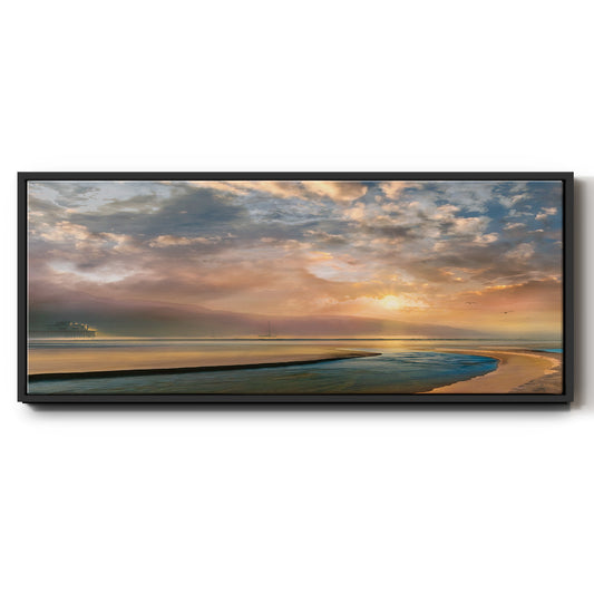 Changing Tides - Floater Framed Canvas Print