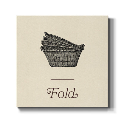 Laundry Sign IV - Canvas Art Print