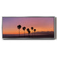 Sunset of Santa Monica - Floater Framed Canvas Print
