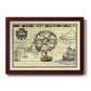 Nautical Map I Premium Framed Canvas- Ready to Hang