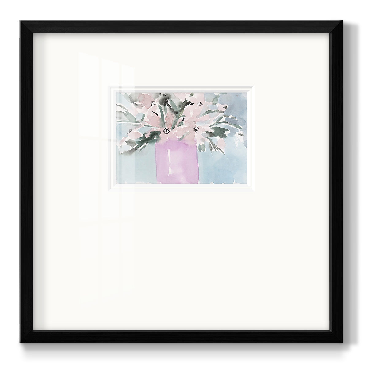 Broken Flowers II - Double Matboard Framed Print