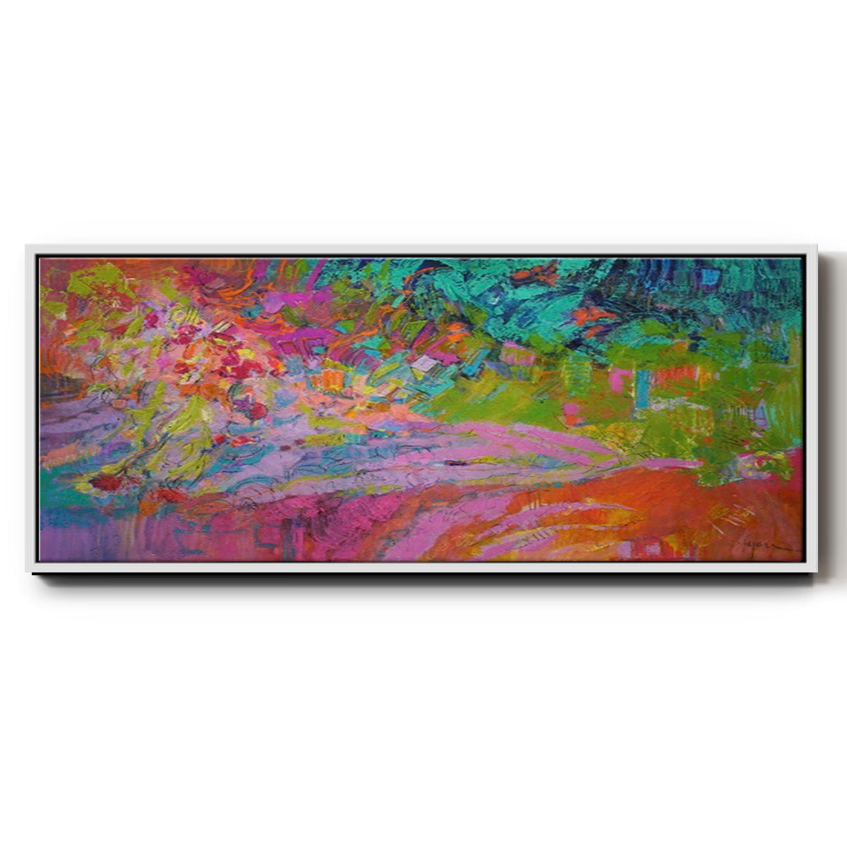 Passion Diva - Floater Framed Canvas Print