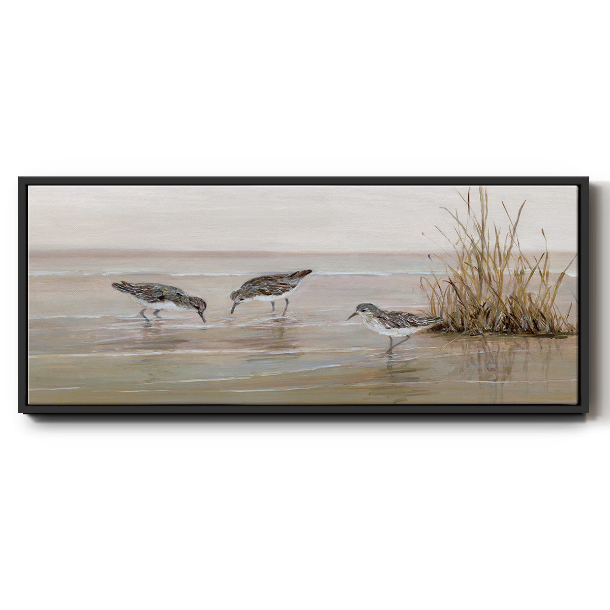 Early Risers II - Floater Framed Canvas Print