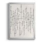 Vertical Arrangement II - Modern Framed Canvas Print