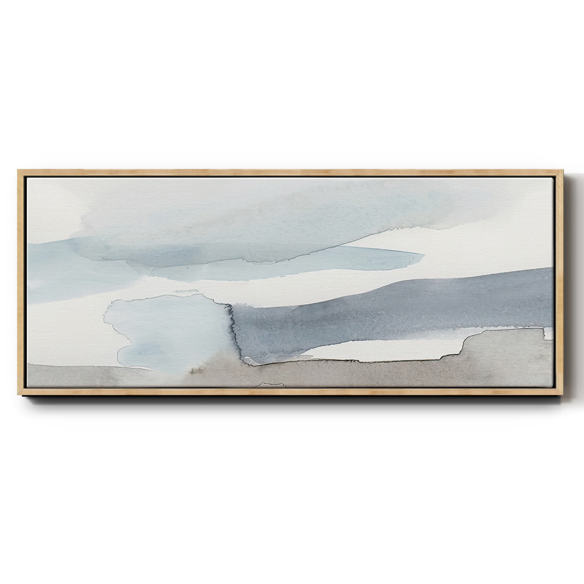 Coastal Tones II - Floater Framed Canvas Print