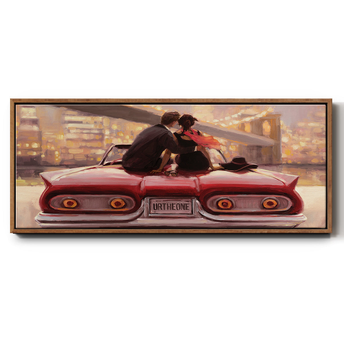 You Are The One - Floater Framed Canvas Print