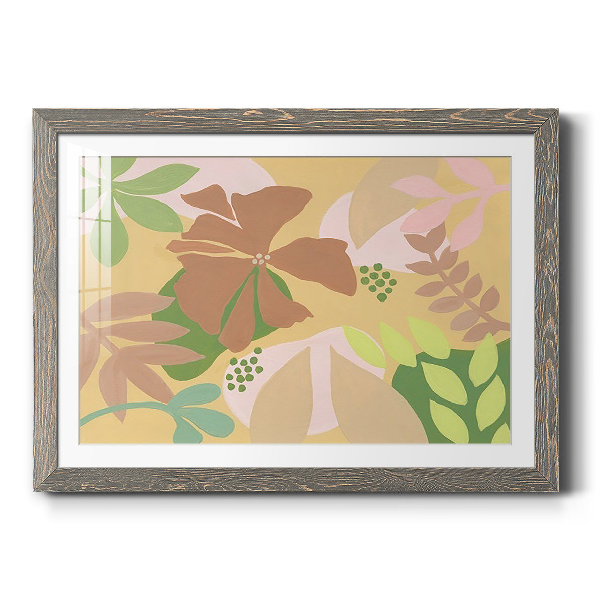 Neutral Blooms IV-Premium Framed Print - Ready to Hang