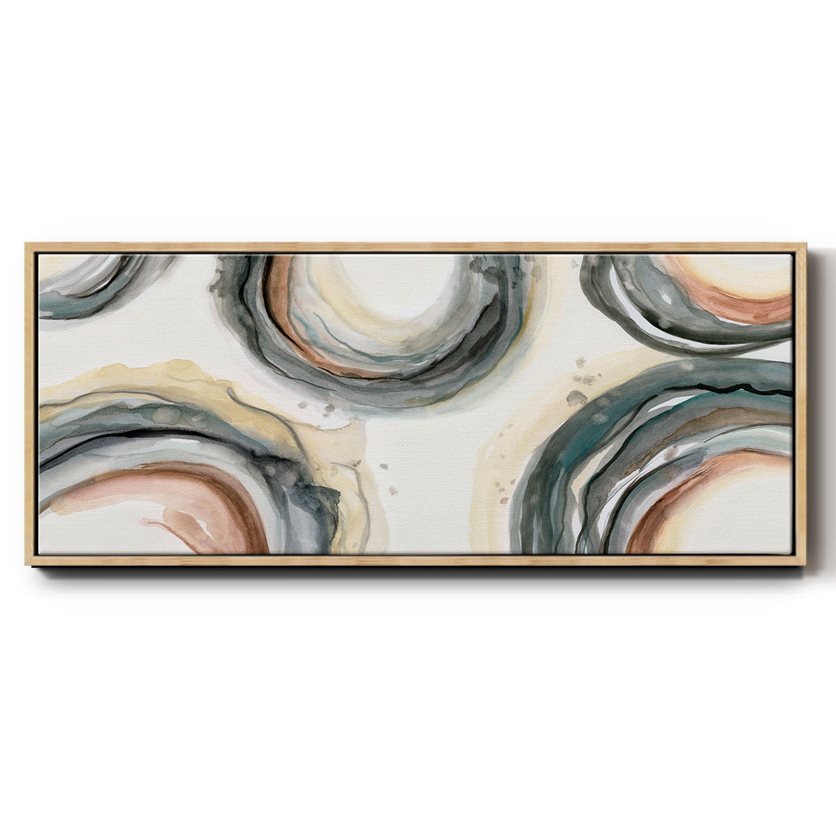 Elasticity - Floater Framed Canvas Print