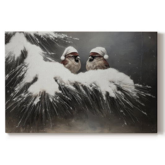 Dawn of Soft Linen Sleigh - Canvas Art Print