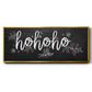 Ho Ho Ho - Floater Framed Canvas Print