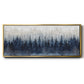 Misty Indigo Forest - Floater Framed Canvas Print