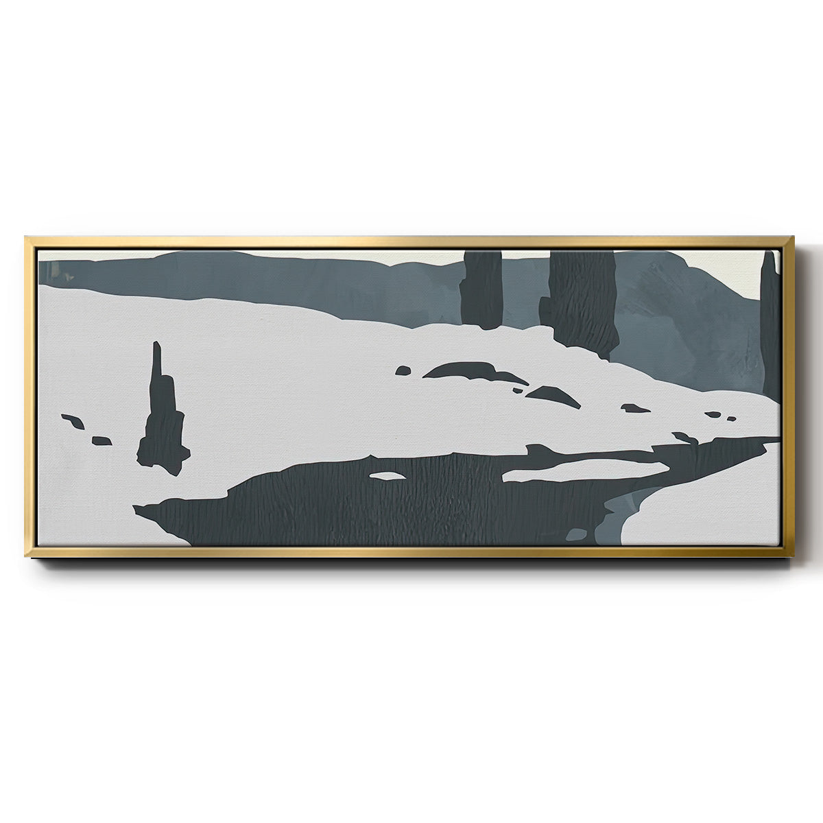 Cutter Island II - Floater Framed Canvas Print